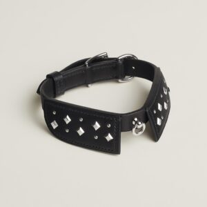 Hermès, Black Tie Dog Collar in Noir – $1,575