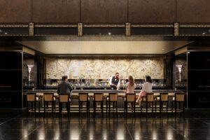 Lobby bar at the Waldorf Astoria